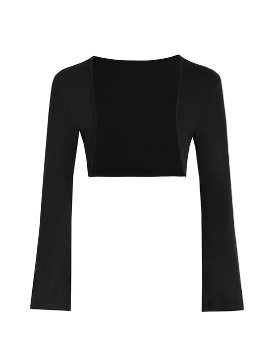 Short tailored Jacket style open front