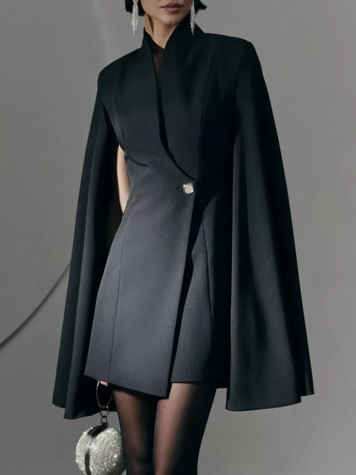 Fitted Cape Blazer