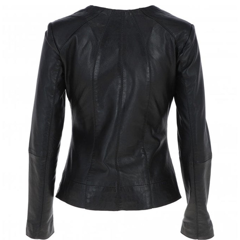Fitted Leather Jacket