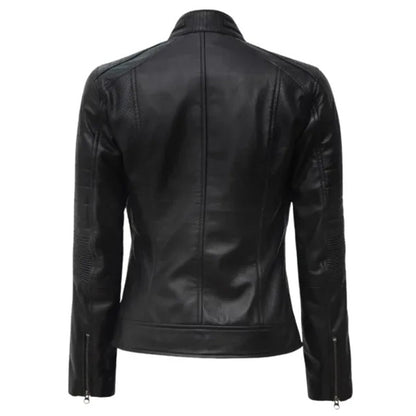 Fitted leather Jacket