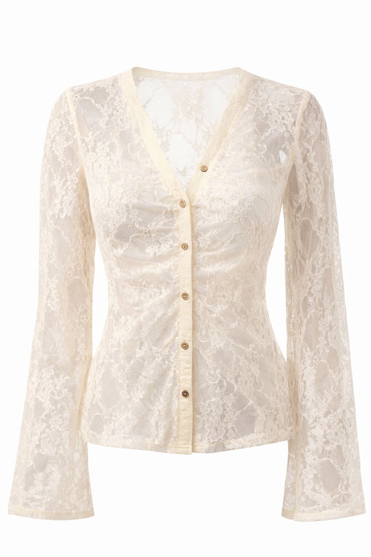 Sheer Lace Blouse