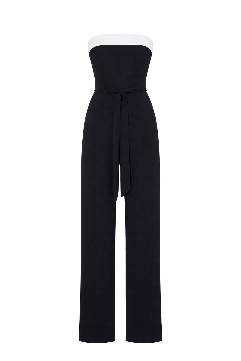 Contrast Tube Wide Leg Jumpsuit