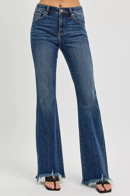 RISEN High Rise straight leg Jeans