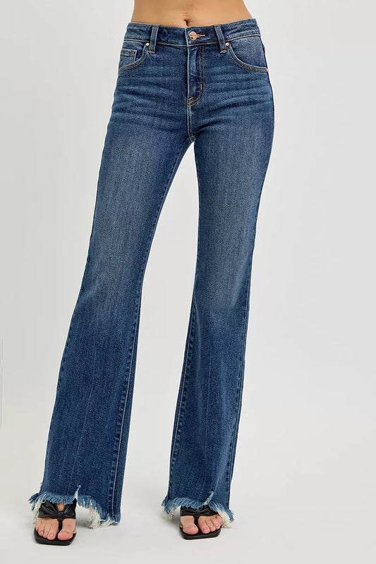 RISEN High Rise straight leg Jeans