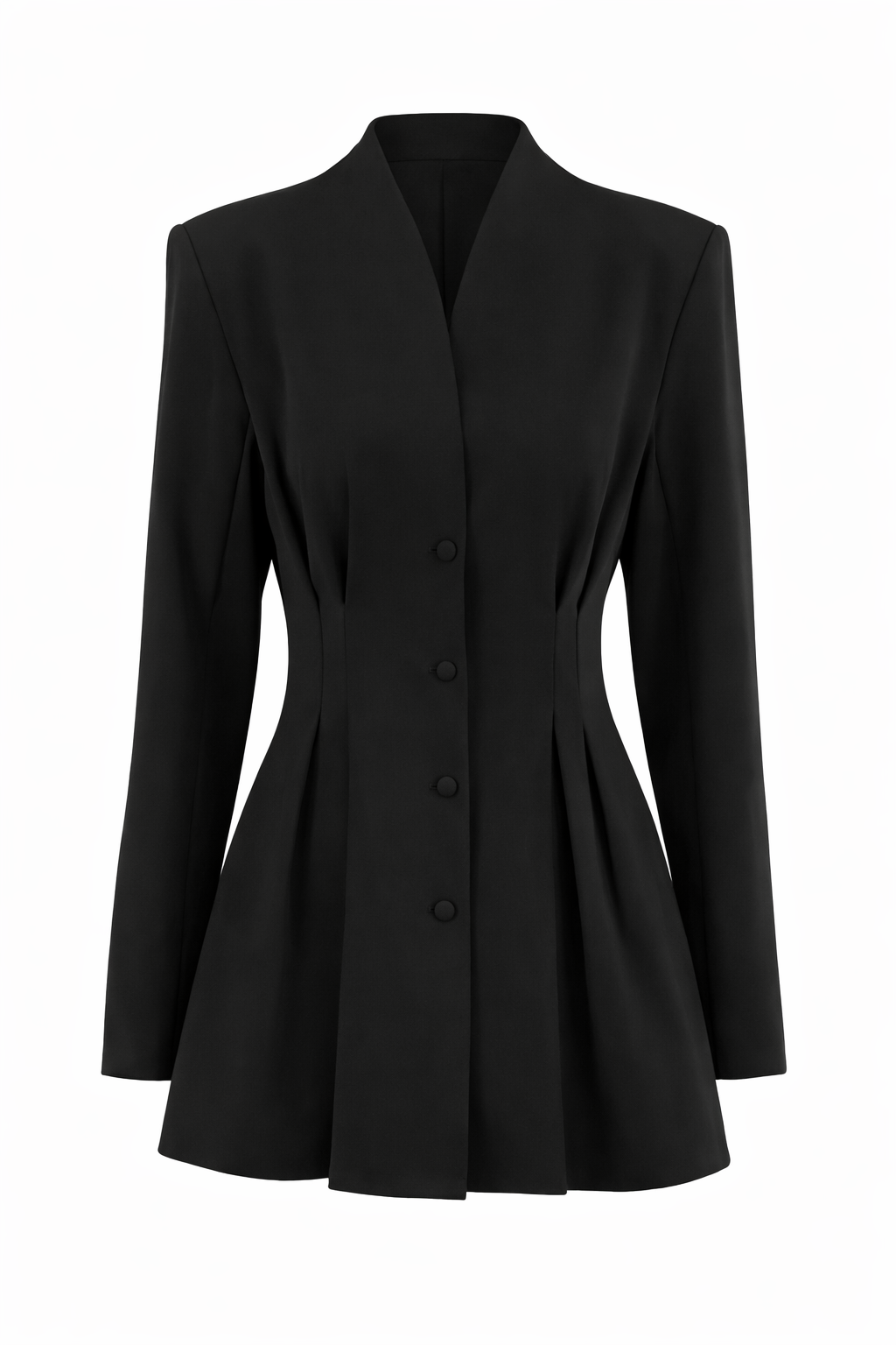 Fitted Blazer, Black