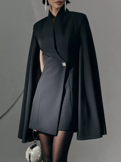 Fitted Cape Blazer