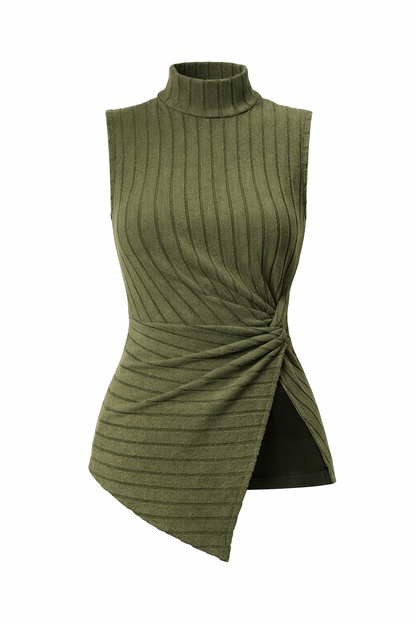 Twisted Rib Knit Top