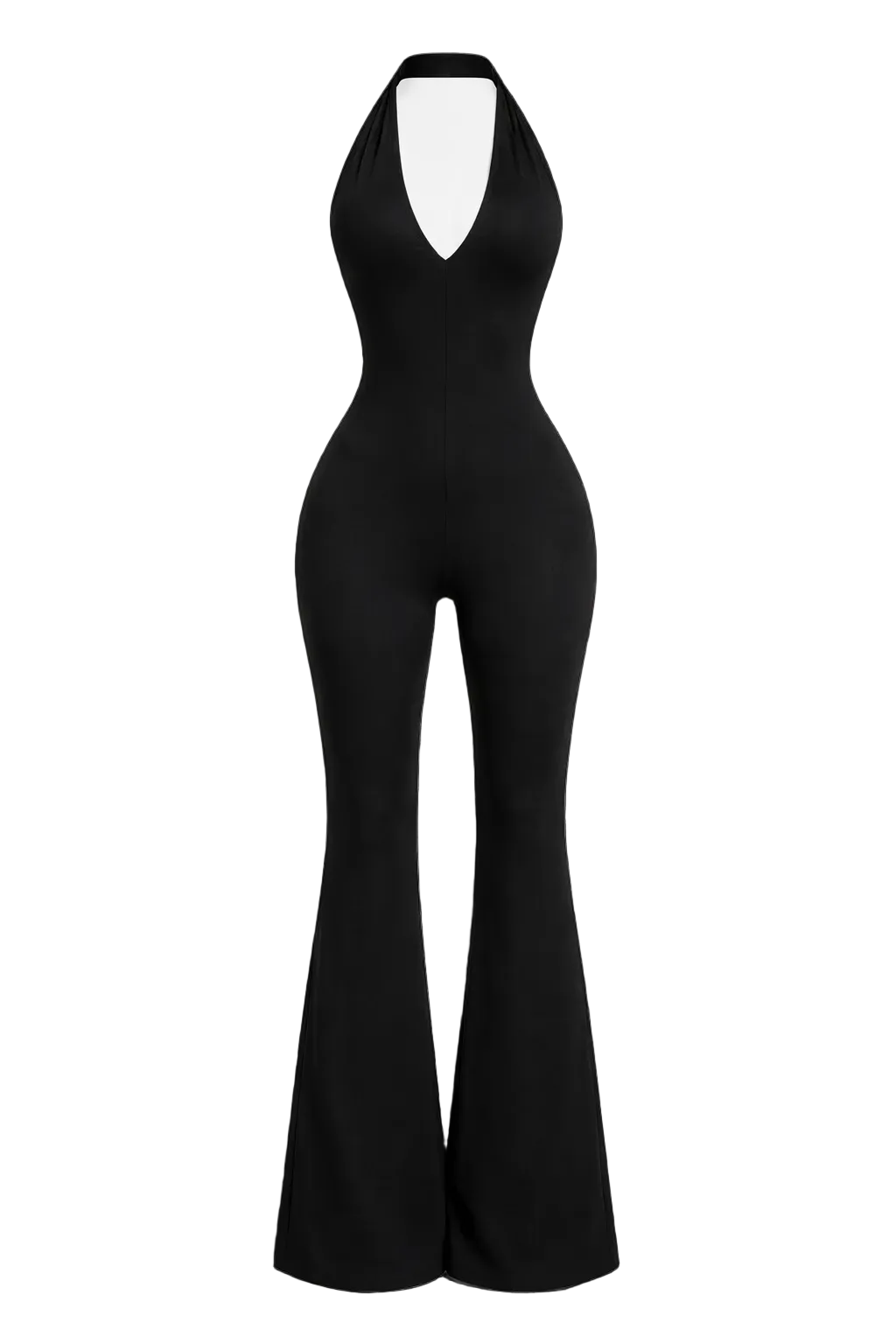 Halter Neck Sleek Jumpsuit