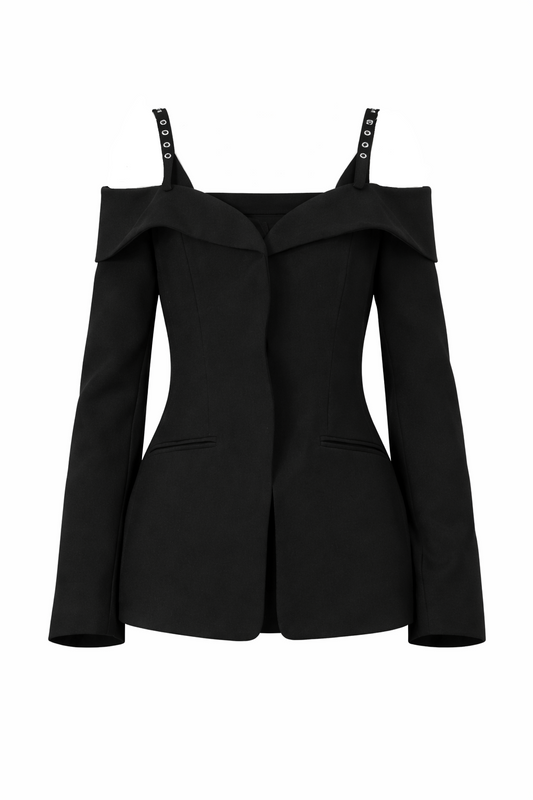 Off Shoulder Blazer