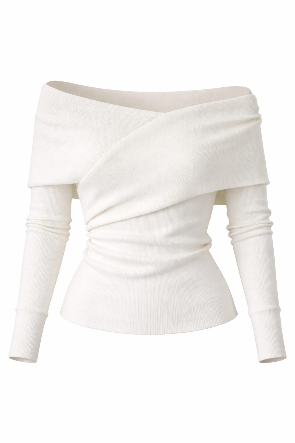 Off-Shoulder Long Sleeve Top