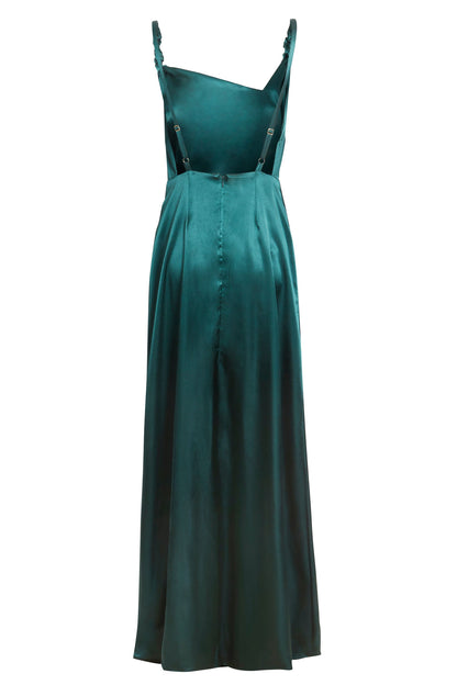 Emerald Green Maxi Dress-2